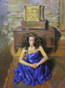 § § Robert Lenkiewicz (1941-2002), artist proof lithograph, 'Anna seated' (Millenium Edition), no.