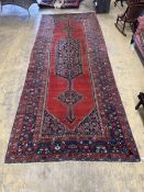 A Malayer Kelleh hall carpet, 490 x 106cm. Condition - fair
