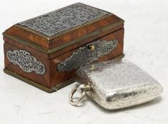 An Edwardian engraved silver combination sovereign/half sovereign and stamp case, E.J. Trevitt &