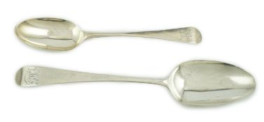 A collection of assorted Georgian and later silver flatware, various dates, patterns and makers,