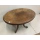 A Victorian carved walnut oval tilt top breakfast table, 120 x 92cm, height 72cm. Condition - fair - Image 1 of 3