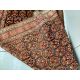 An Afshar blue ground runner woven with rows of floral devices, 354cm x 107cm. Condition - fair to - Image 2 of 2
