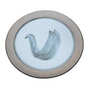 Wally Cole, a Rye pottery dish, signed to underside, 29cm diameter. From the Studio of Fred
