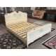 A Louis XVI style painted bed frame, width 171cm, length 201cm, height 120cm. Condition - fair - Image 2 of 3