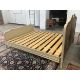 A Louis XVI style painted bed frame, width 171cm, length 201cm, height 120cm. Condition - fair - Image 3 of 3