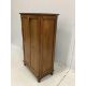 An early 20th century walnut office cabinet fitted with nine deep drawers, width 61cm, height 106cm. - Image 3 of 5