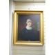 Attributed to Ozias Humphry (1742-1810), oil on canvas, portrait of a lady, label verso, 75 x - Image 2 of 2