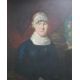 Attributed to Ozias Humphry (1742-1810), oil on canvas, portrait of a lady, label verso, 75 x - Image 1 of 2