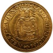 Czechoslovakia gold coins, First Republic, 1 gold Dukat 1931, KM.8, UNC. Provenance - William Hay