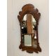 A George I style walnut fret framed wall mirror, width 55cm, height 113cm. Condition - fair to good - Image 1 of 2