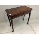 A George II mahogany folding tea table, width 81cm, height 73cm. Condition - fair to good - Image 1 of 2