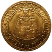Czechoslovakia gold coins, First Republic, 1 gold Dukat 1931, KM.8, UNC. Provenance - William Hay