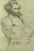 James Abbott McNeill Whistler RBA (American, 1834-1903) 'Drouet (Sculpteur)'drypoint etchingsigned
