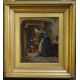 Ralph Hedley (British, 1851-1913) Interior with old woman at the hearthoil on canvassigned and dated - Image 3 of 5