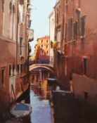 Peter Wileman ROI (b.1946) Veniceoil on boardsigned50 x 40cm Oil on board in honest untouched
