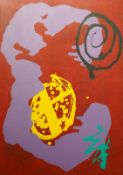 John Hoyland RA (British, 1934-2011) 'Wandering Moon'screen print and woodblocksigned in pencil and