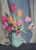 Eric Slater (British, 1896-1963) Tulipswoodcutsigned and titled in pencil33 x 24.5cm Good clean