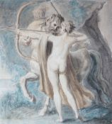 Circle of Giovanni Battista Cipriani (Italian, 1727-1785) The Education of Achillesink and