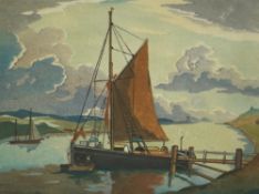 Eric Slater (British, 1896-1963) 'Morning calm'woodcutsigned and titled in pencil27.5 x 36cm Fair to