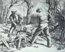 William Washington (English, 1885-1956) Winter Fueldrypoint etchingsigned and titled in pencil20 x