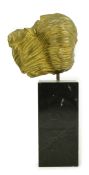 Igor Mitoraj (Polish, 1944-2014) Visage Envolébronze and black marblesigned and numbered from the