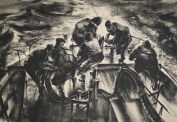 Leslie Cole (English, 1910-1976) The Sweeps, no. 1 & 3lithographs (2)signed in pencil, dated '41 and