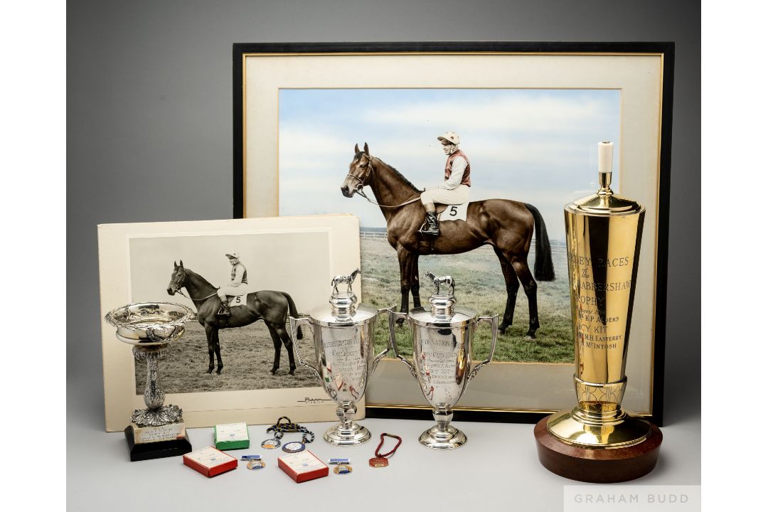 1960s trophies and memorabilia relating to the M.H. Easterby trained 1967 Champion Hurdle