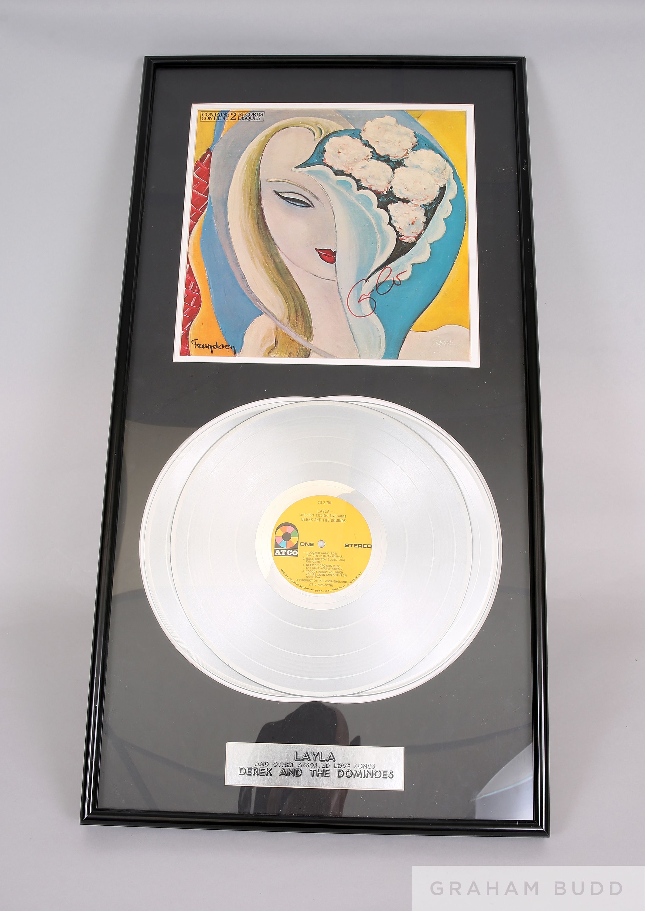 Two Derek and The Dominoes Framed Commemorative Discs