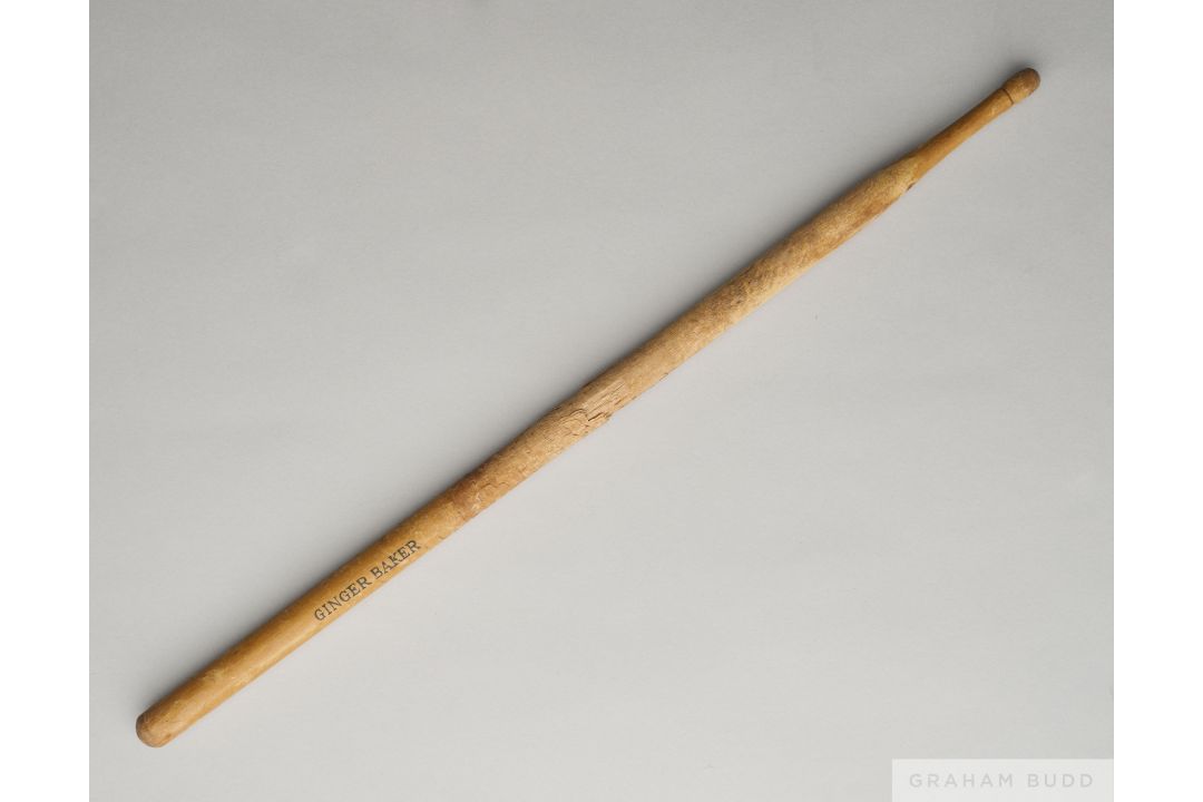 A Ginger Baker drumstick