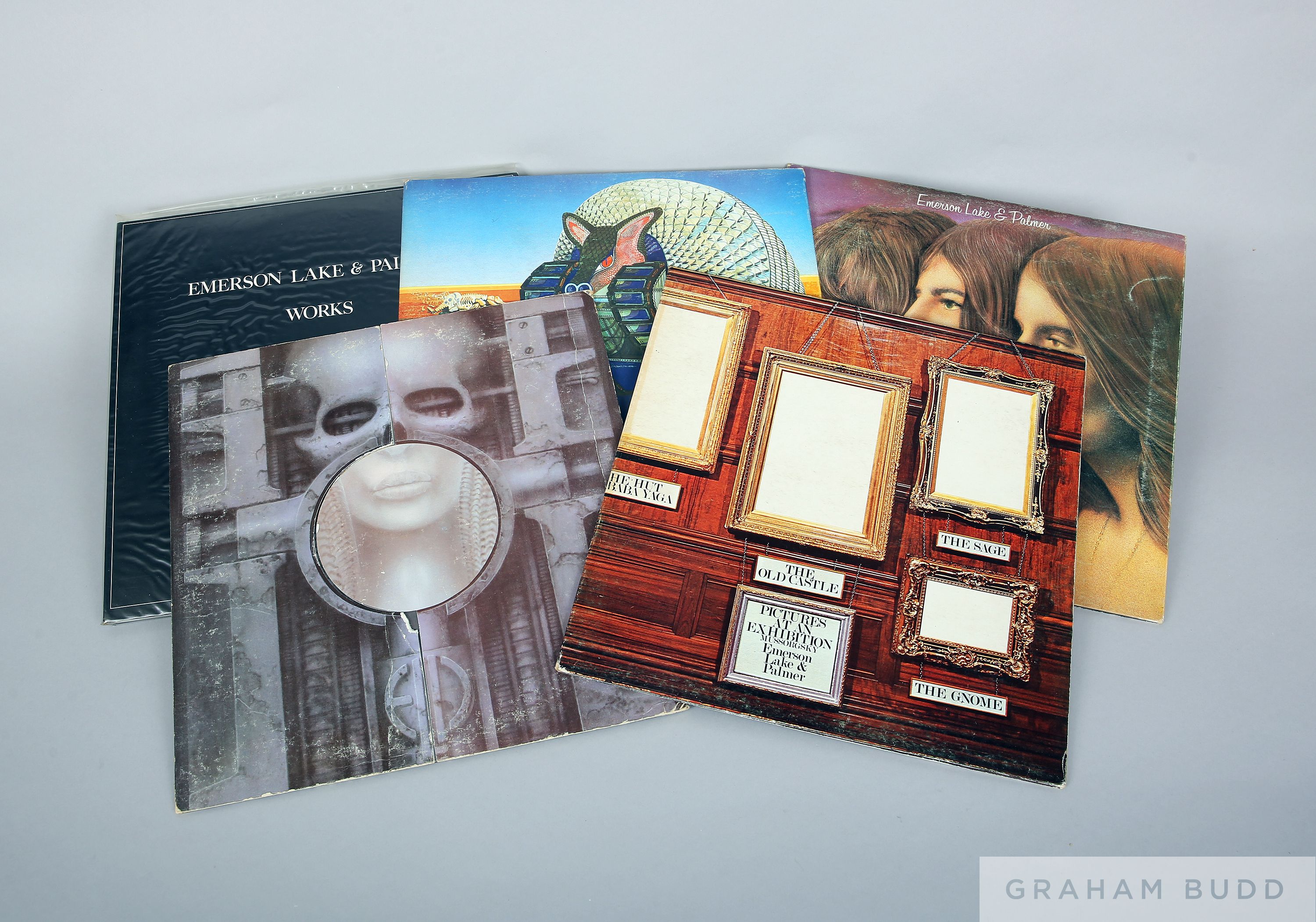 Twelve classic original Progressive Rock vinyl albums
