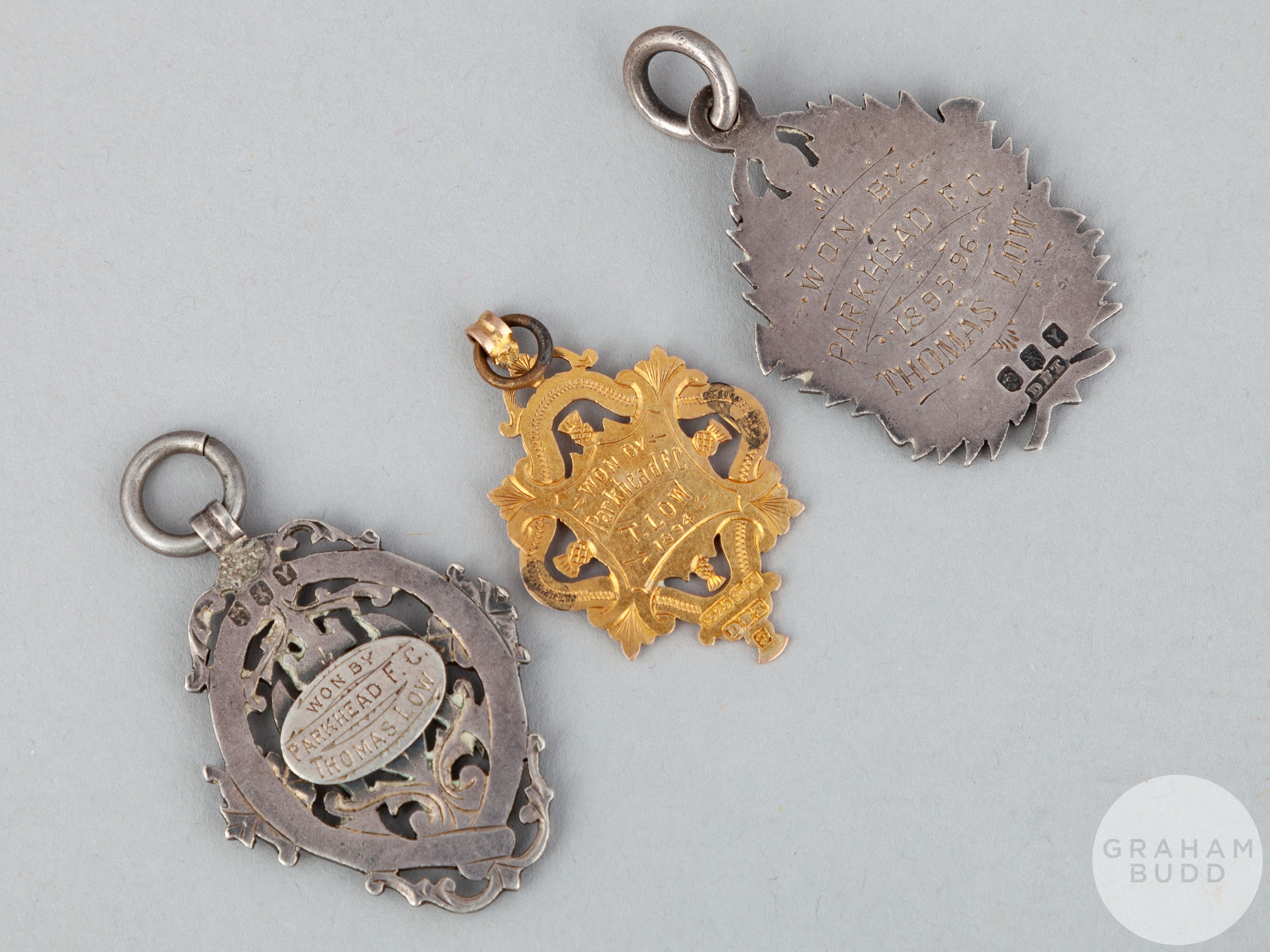 Tommy Low three Victorian football Parkhead F.C. medals, 1894-1896 - Image 2 of 2