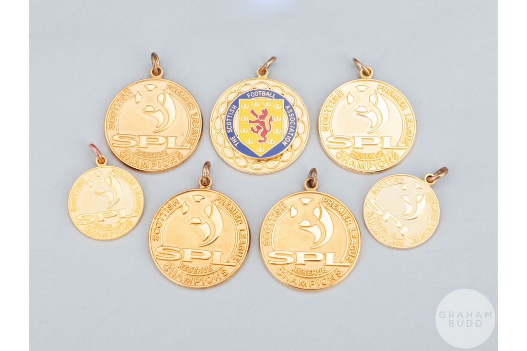 Ryan Conroy seven various yellow-metal Celtic winners medals 2003-04 to 2008-09 - Image 1 of 3