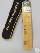 Australia v England Test Series 1998-99 signed cricket bat,