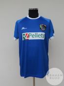 Christopher Wernitznig blue and white Wolfsberger no.24 away shirt, 2020-21,