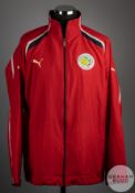 Red Senegal International tracksuit top
