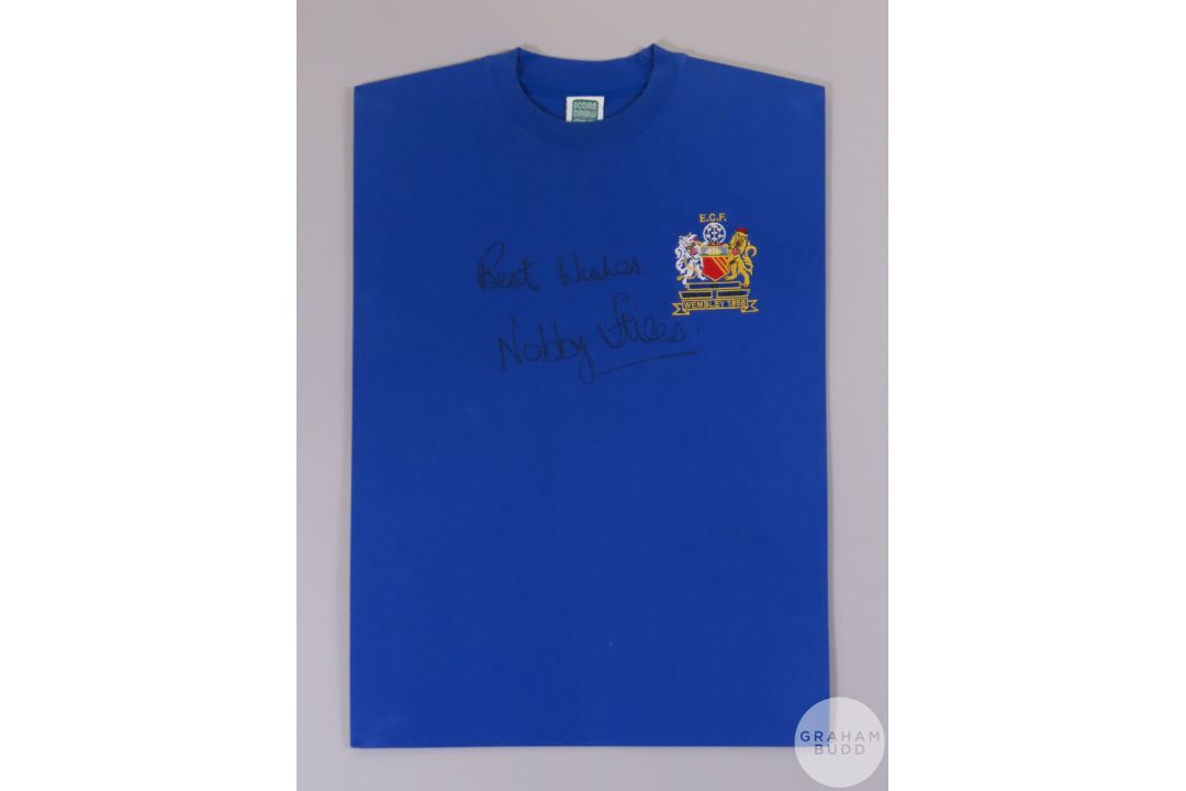 Blue replica Manchester United 1968 European Cup final shirt