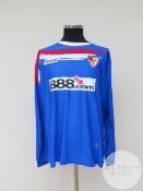 Javi Varas blue Sevilla no.29 goalkeepers shirt, 2006-07,