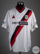 Marc-Viviene Foe replica white No.23 Manchester City long sleeve shirt, 2002-03