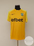 Plamen Ilieu yellow Ludogorets no.23 goalkeepers shirt, 2020-21,