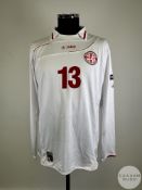 White and red Georgia no.13 Euro 2012 Qualifiers shirt, 2010-11,