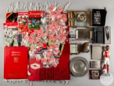 Selection of Arsenal memorabilia,