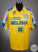 Yellow and blue Sint-Truidense short-sleeved No.30 shirt