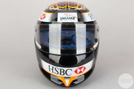 A Bieffe 2000-2001 Eddie Irvine FIA Jaguar Team replica racing helmet.