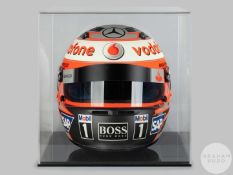 Heikki Kovalainen full size replica helmet 2008.
