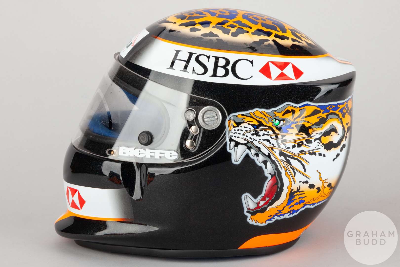 A Bieffe 2000-2001 Eddie Irvine FIA Jaguar Team replica racing helmet. - Image 4 of 7
