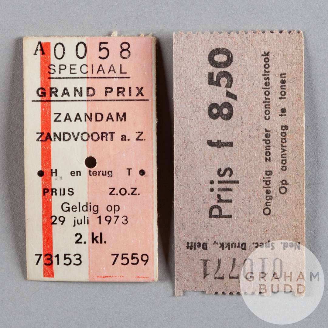 Rare Zandvoort large F1 racing poster, 1973. - Image 6 of 10