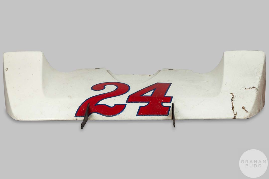 James Hunt a Hesketh 308C race used original nose cone, 1975. - Image 1 of 4