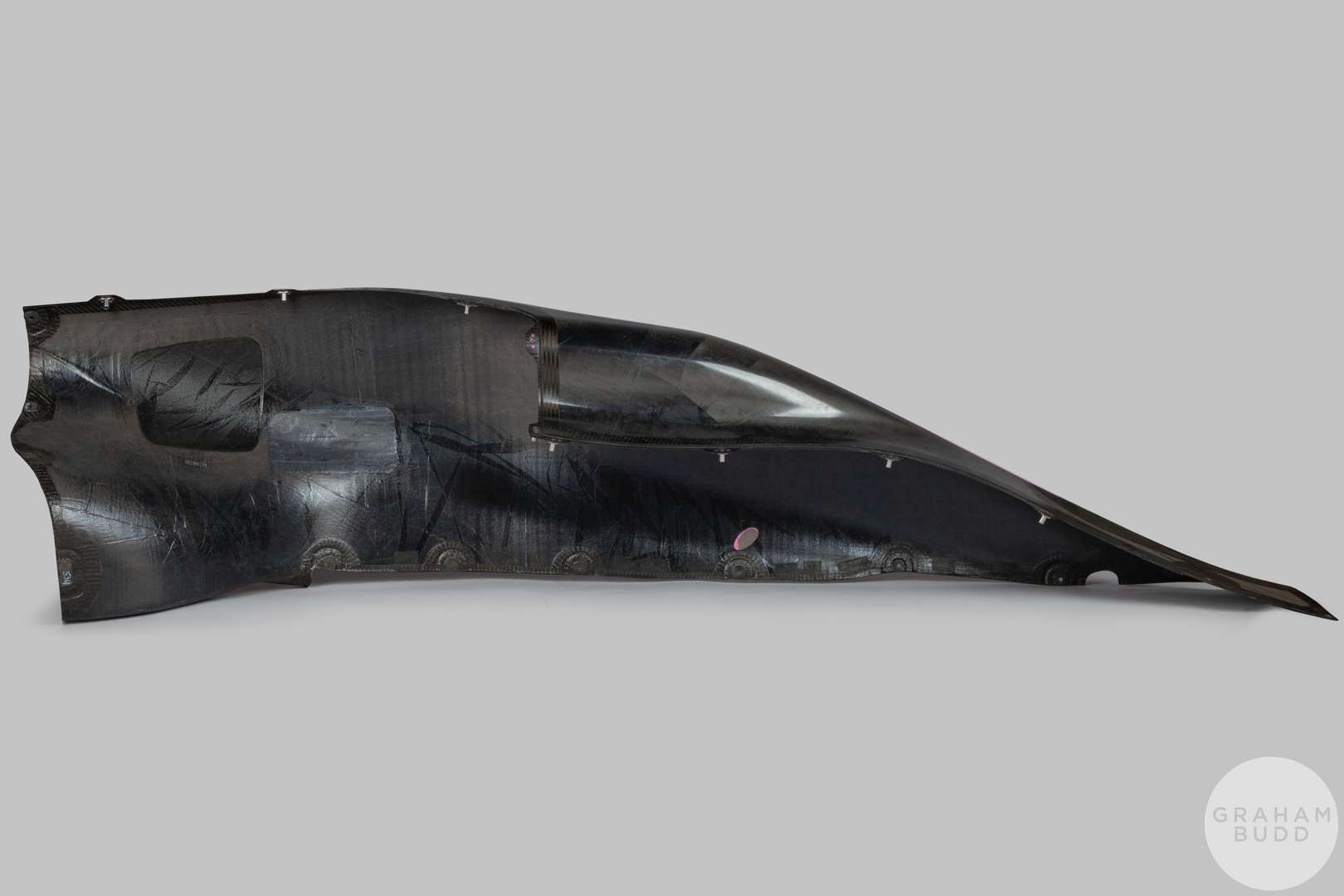 An original race used Alpine side pod, 2022, with sponsors logos. - Image 4 of 8