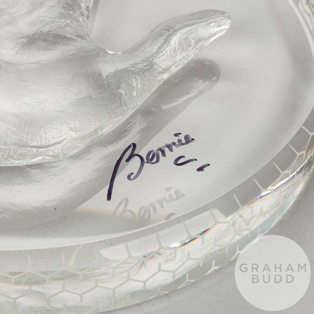 An extremely rare Bernie Eccleston Crystal Caviar hand print. - Image 4 of 7