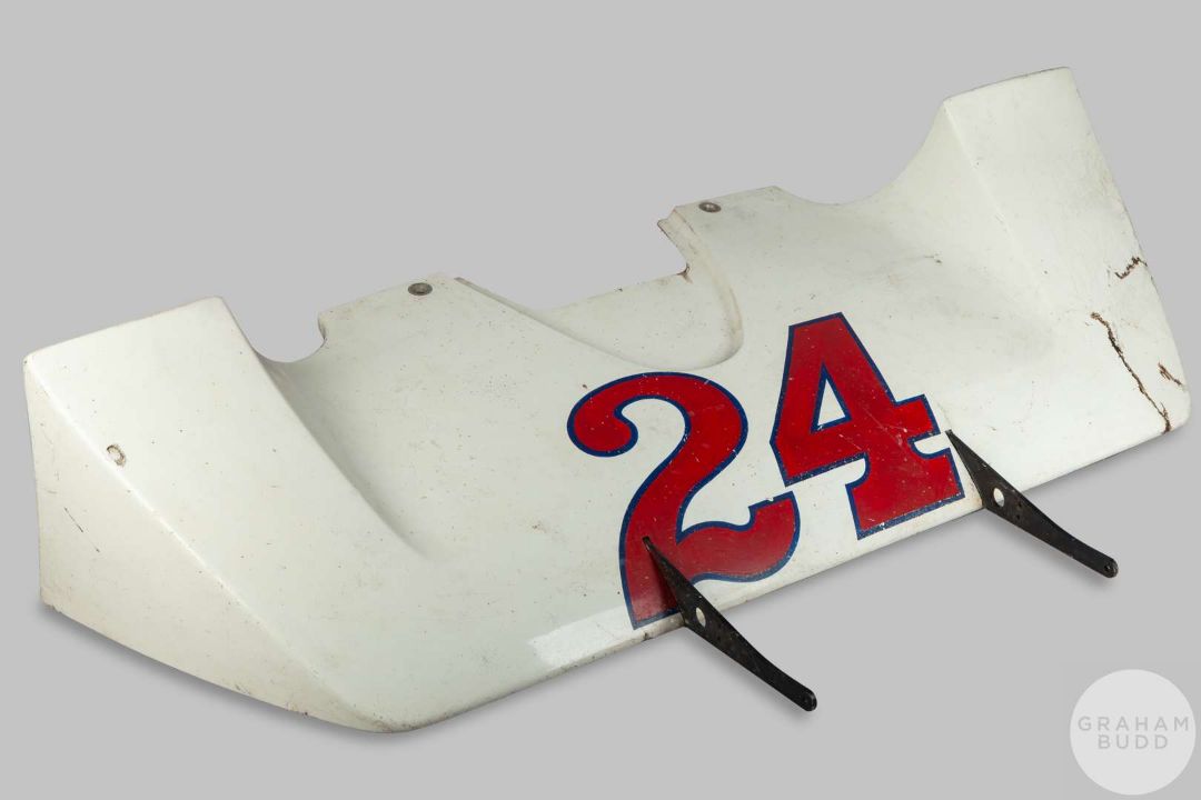 James Hunt a Hesketh 308C race used original nose cone, 1975. - Image 2 of 4